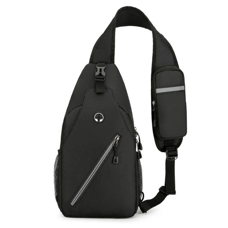 Neue multifunktionale Umhängetasche für Herren – Robuste Canvas-Crossbody-Tasche, Brusttasche & Messenger Bag