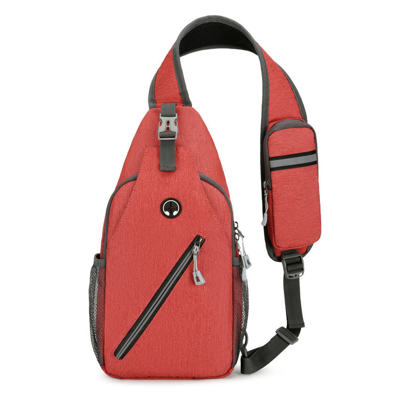 Neue multifunktionale Umhängetasche für Herren – Robuste Canvas-Crossbody-Tasche, Brusttasche & Messenger Bag