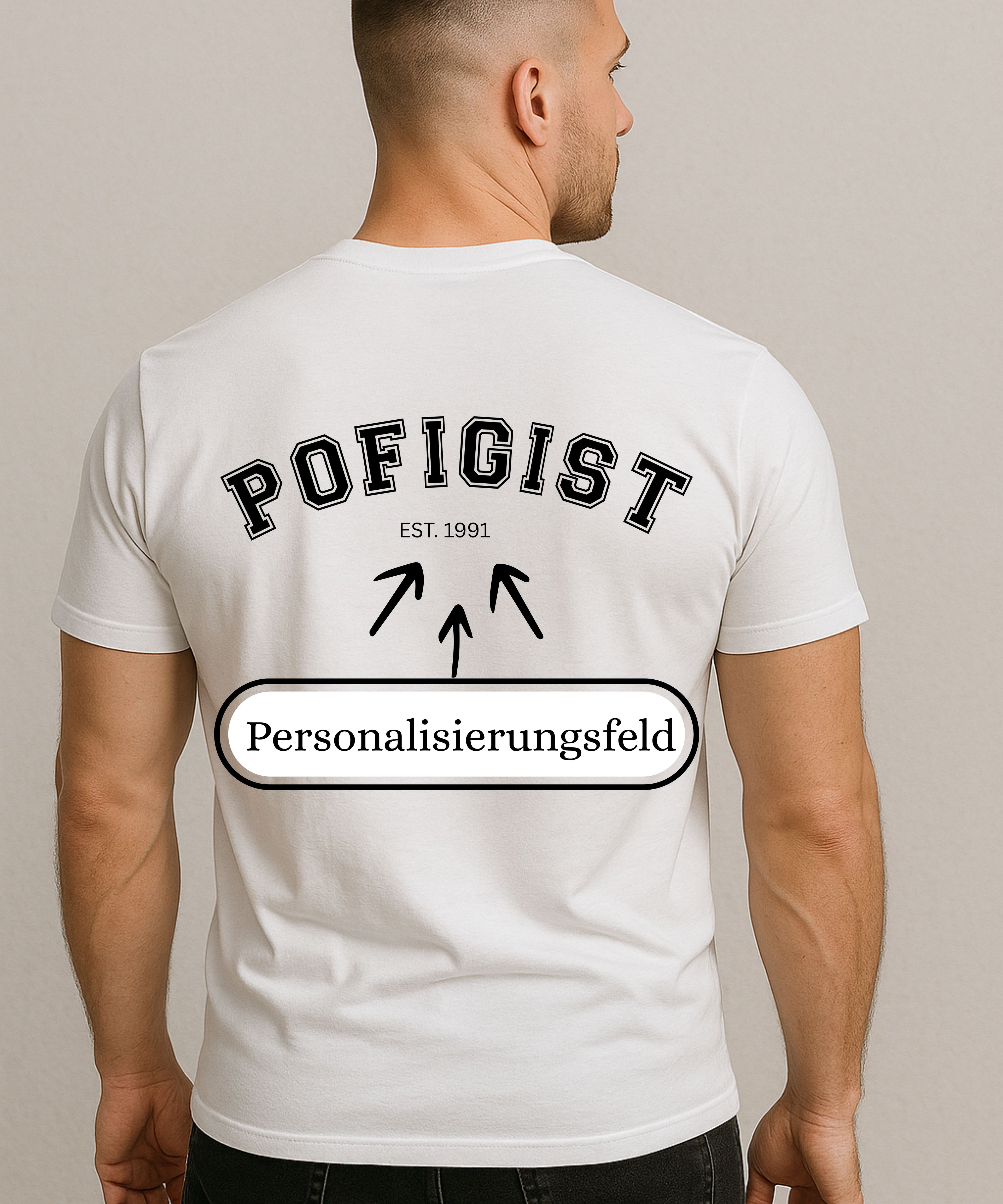 T-Shirt mit Personalisierung unter POFIGIST