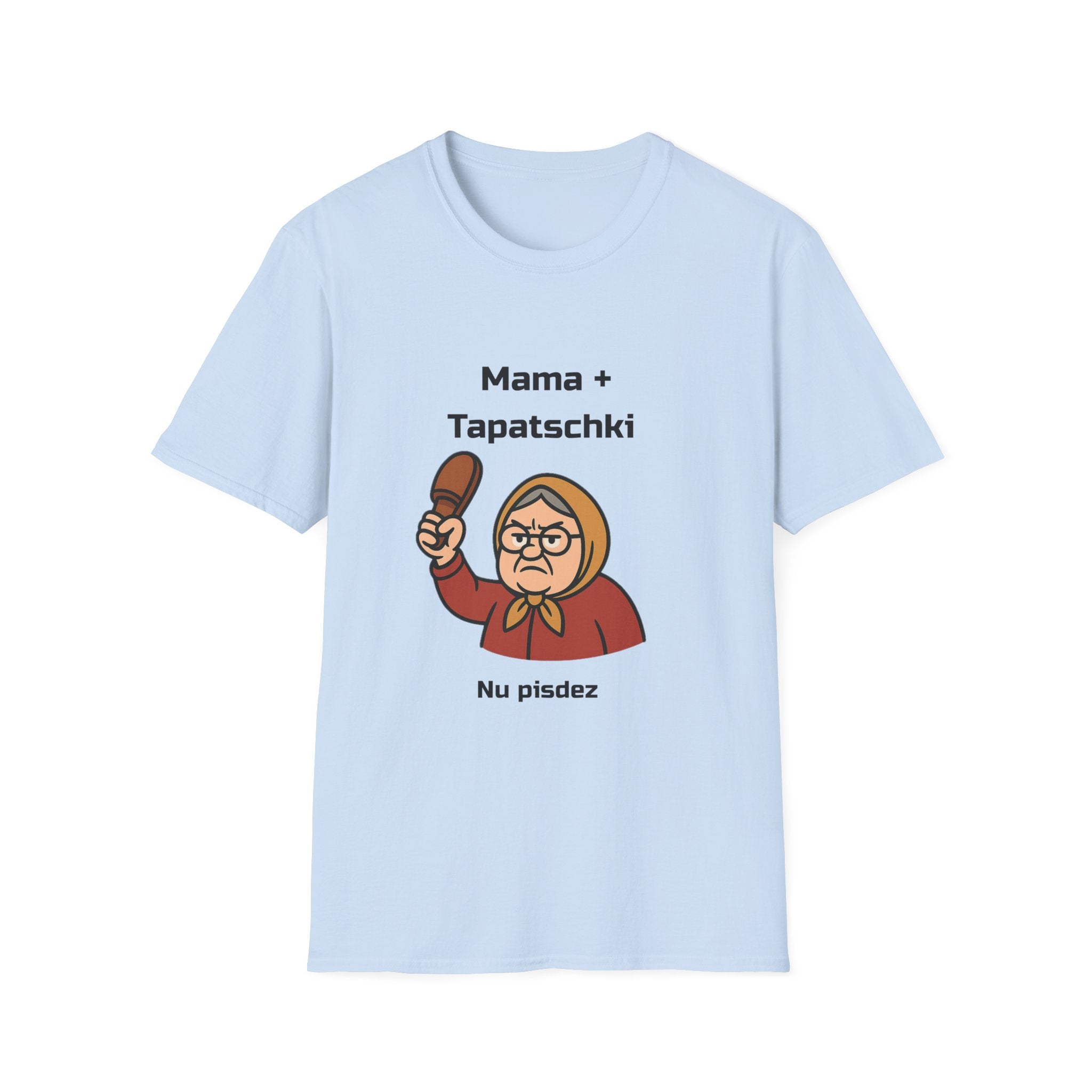 T-Shirt Mama + Tapatschki = Pisdez Lustiges Russlanddeutsche Humor Shirt  Geschenk Padarok Babuschka