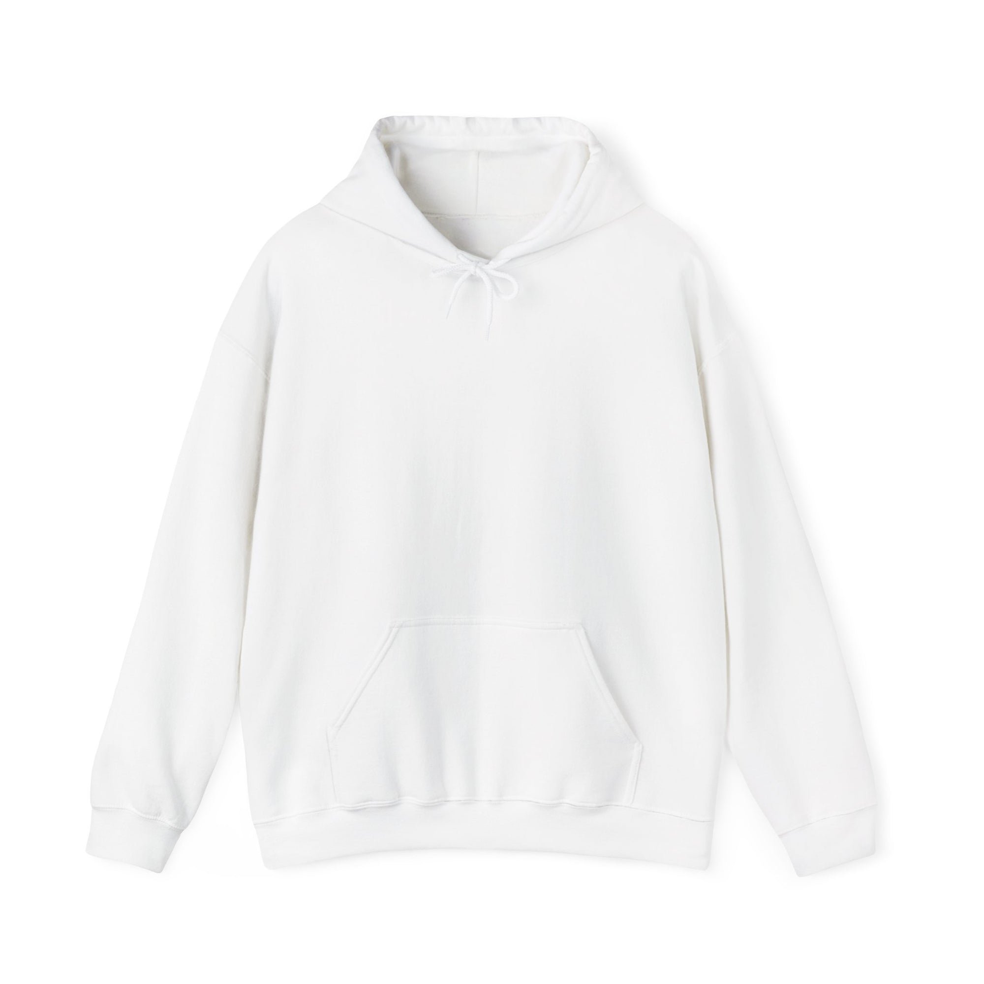 POFIGIST Hoodie White – Black Back Print | Zareno