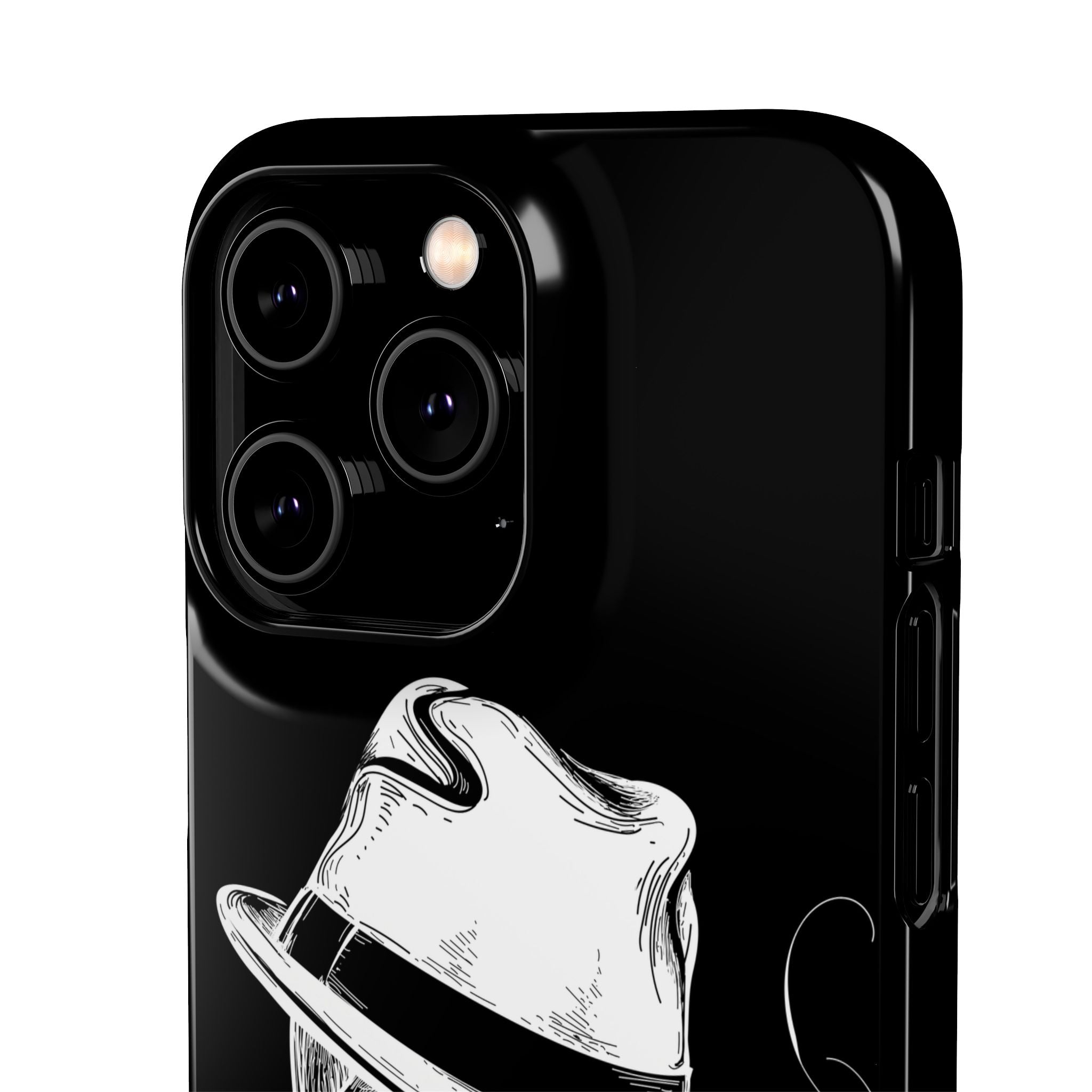 Пиздец Totenkopf Handyhülle – Slavic Case in Schwarz