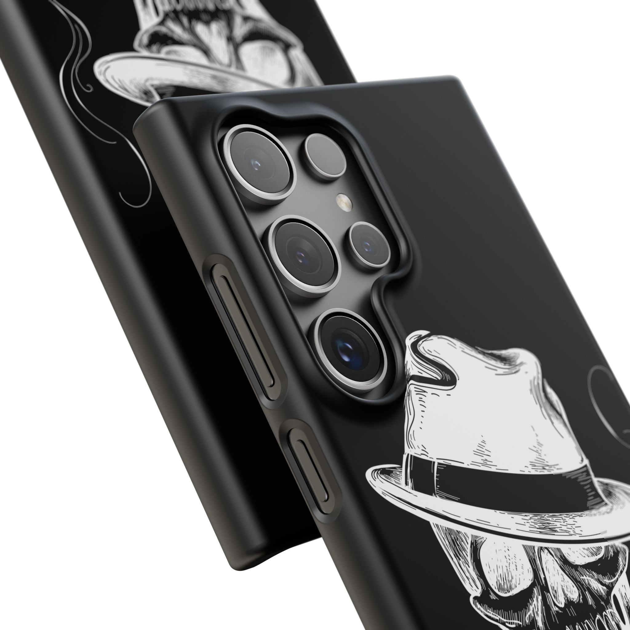 Пиздец Totenkopf Handyhülle – Slavic Case in Schwarz