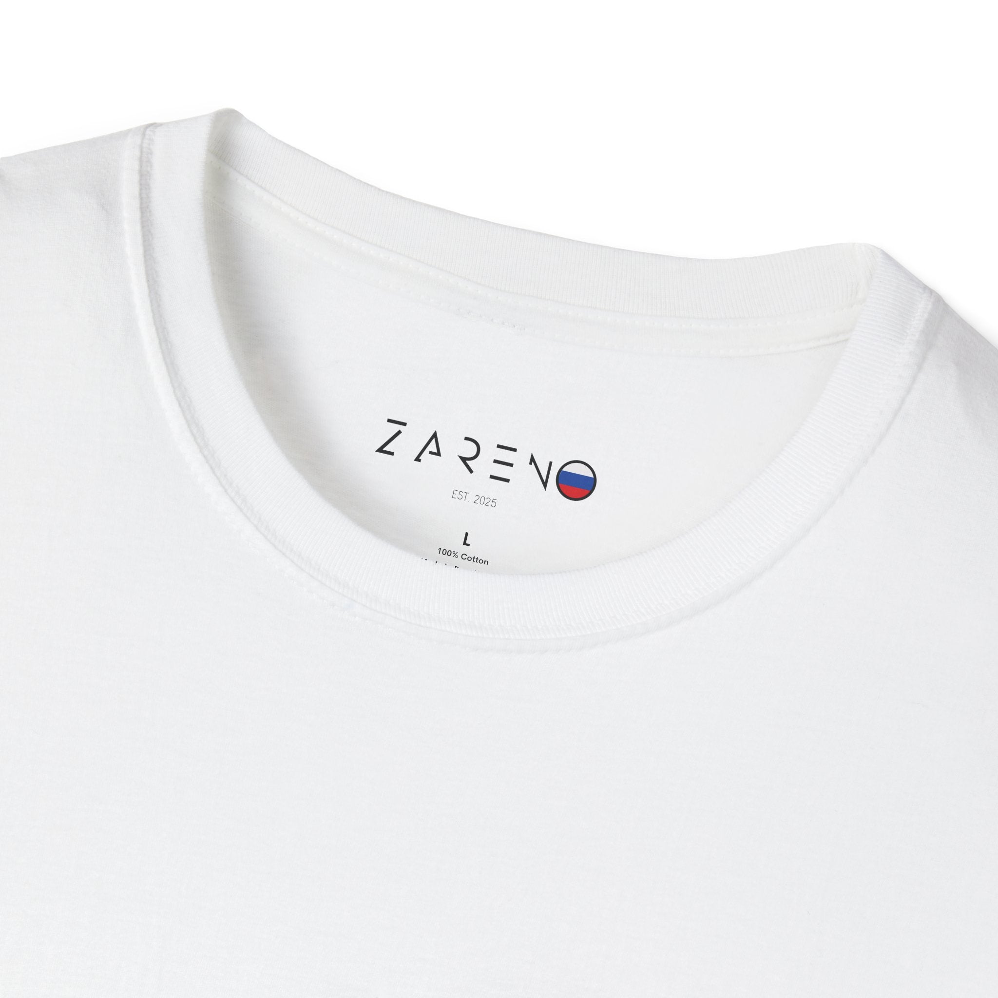 Innerlabel im T-Shirt Zareno