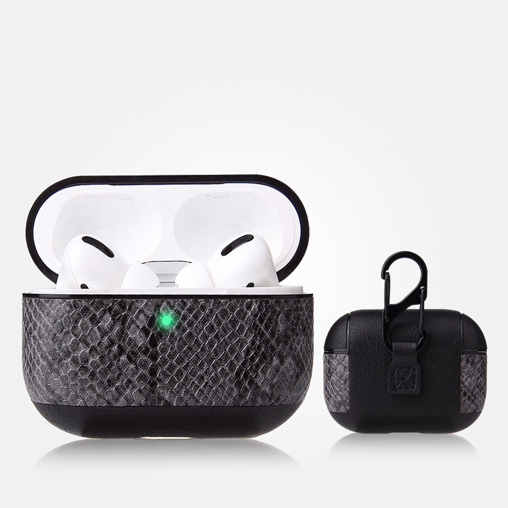 Elegantes AirPods Case – Premium Look in Schlangenmuster von Zareno