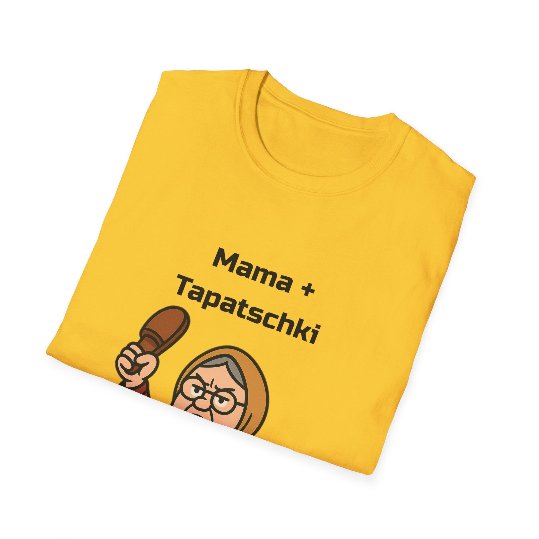 T-Shirt Mama + Tapatschki = Pisdez Lustiges Russlanddeutsche Humor Shirt  Geschenk Padarok Babuschka