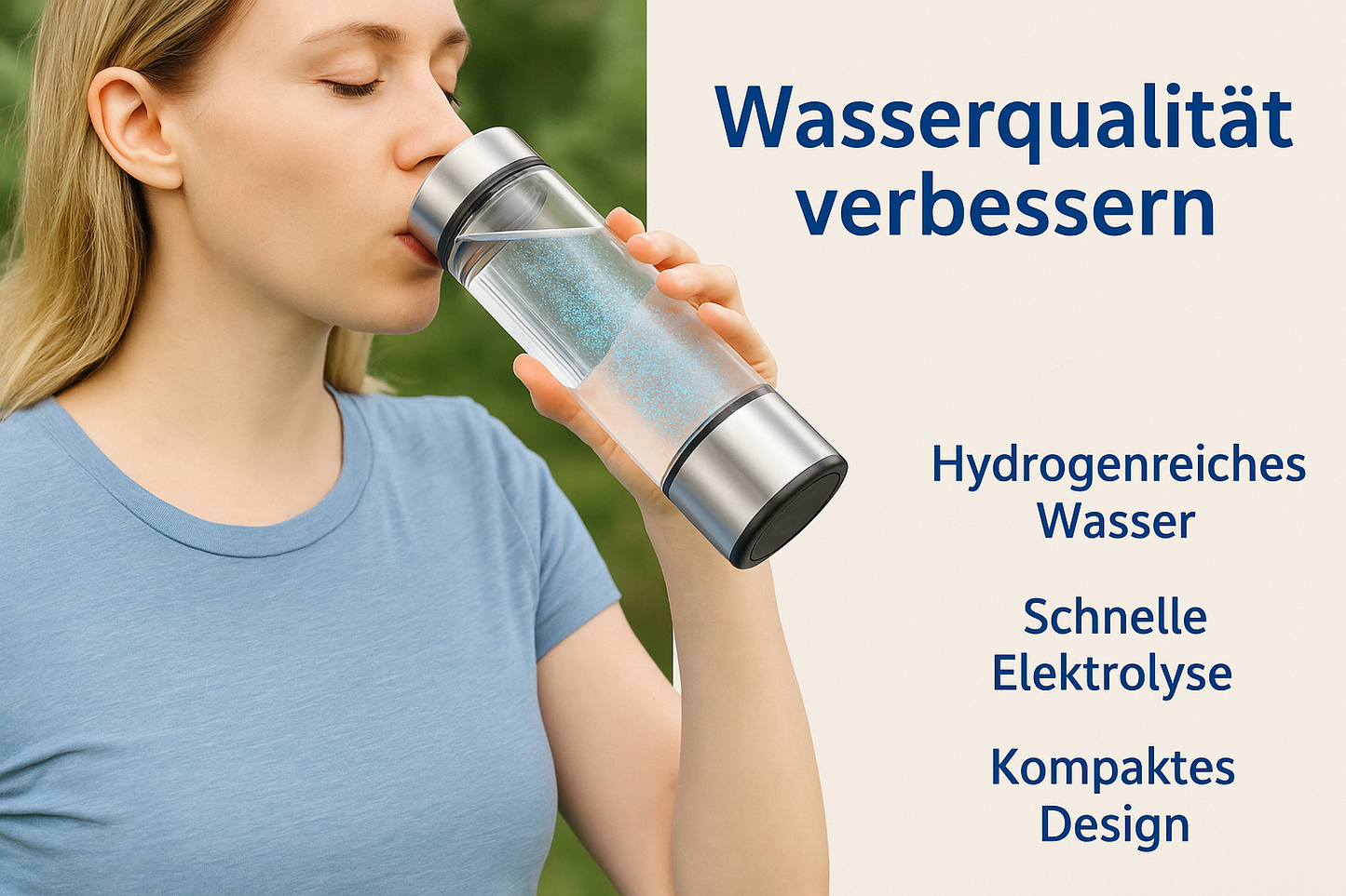 Wasserstoff-Wasser – Die smarte Flasche für Vitalität & Detox