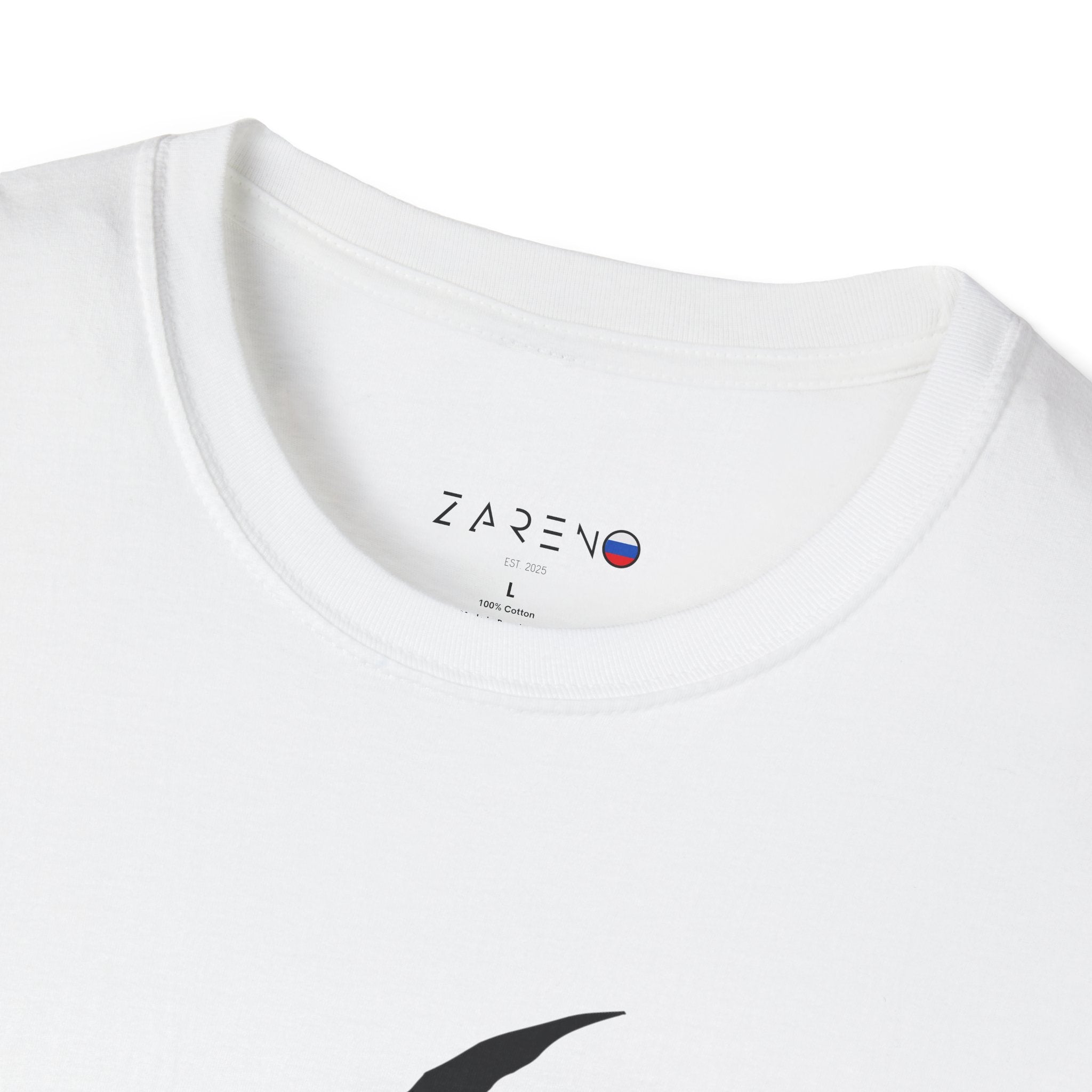 Innenlabel des Gildan 64000 Damen-T-Shirts