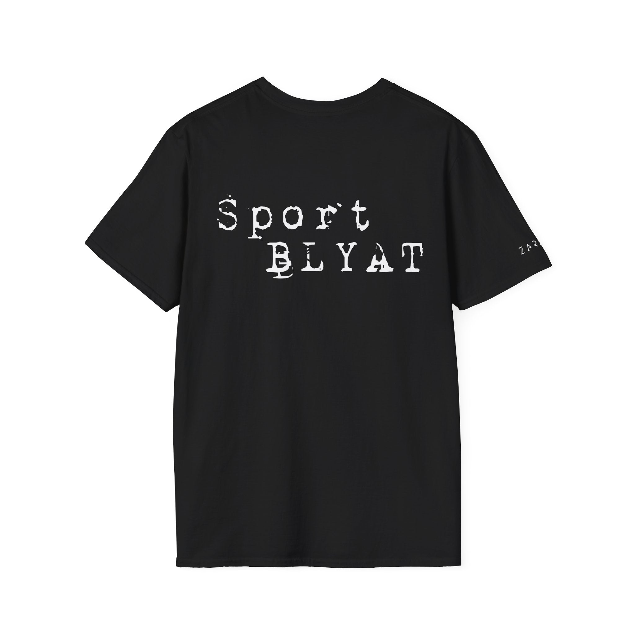 Sport Blyat t-Shirt von hinten Zareno schwarz
