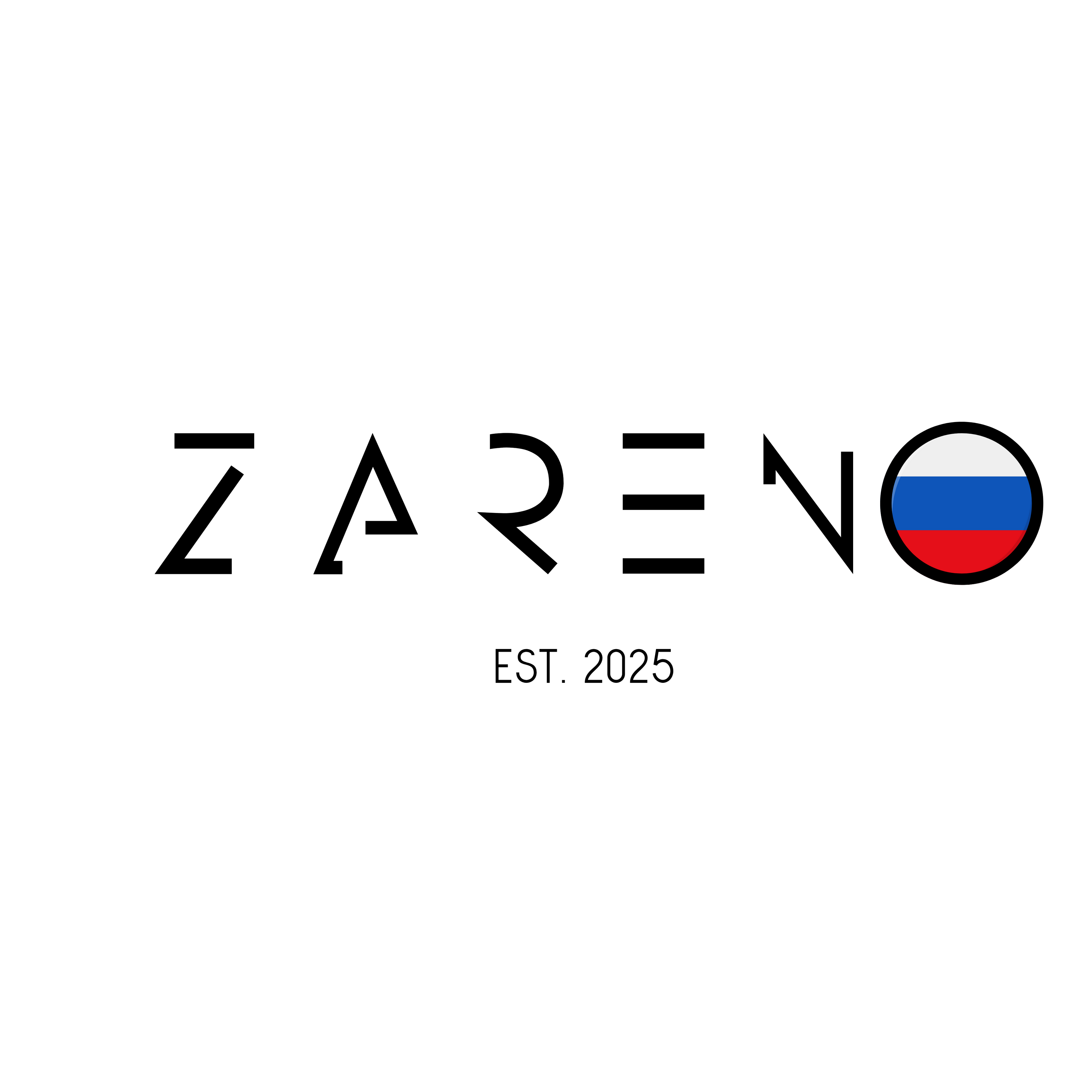 Zareno Logo mit Russischer Flagge