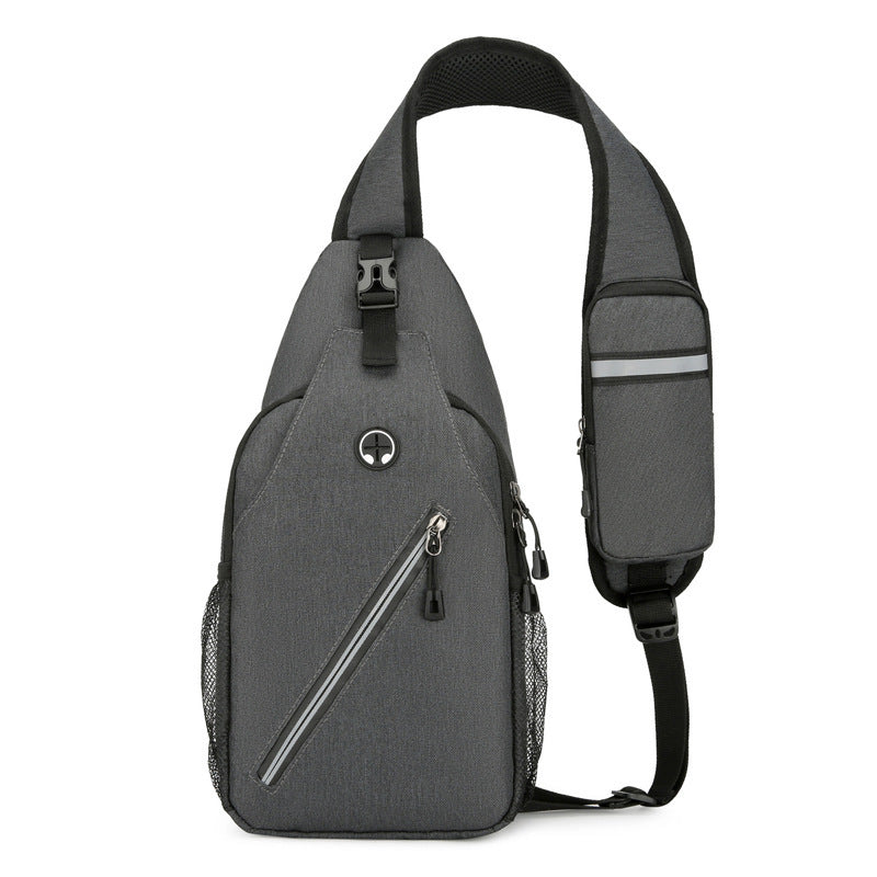 Neue multifunktionale Umhängetasche für Herren – Robuste Canvas-Crossbody-Tasche, Brusttasche & Messenger Bag