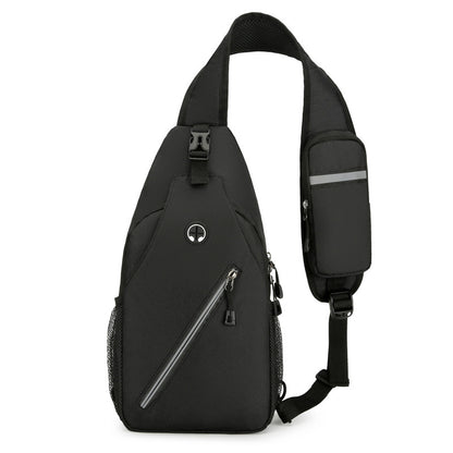 Neue multifunktionale Umhängetasche für Herren – Robuste Canvas-Crossbody-Tasche, Brusttasche & Messenger Bag