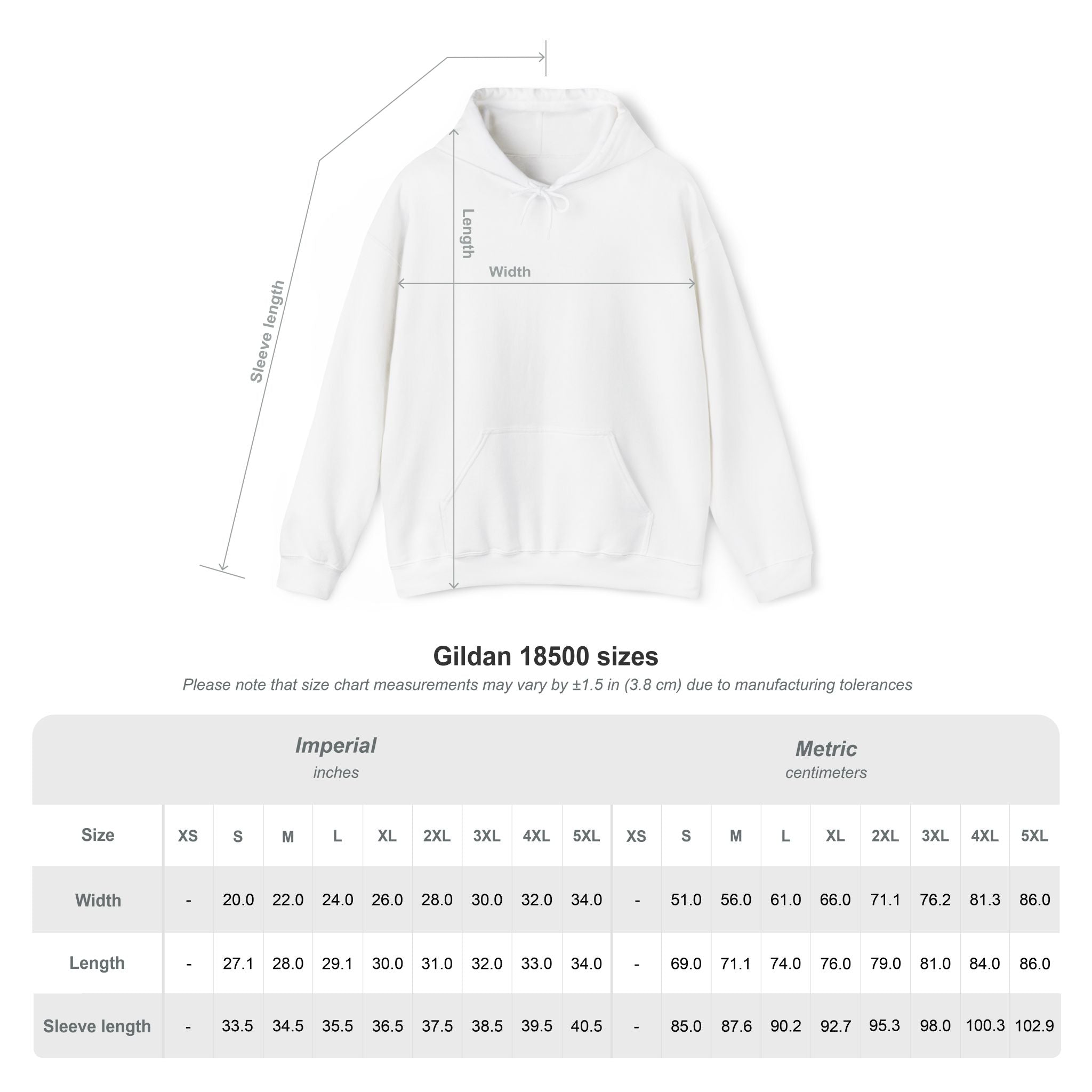 White Hoodie with Embroidery – Unisex Premium | Zareno