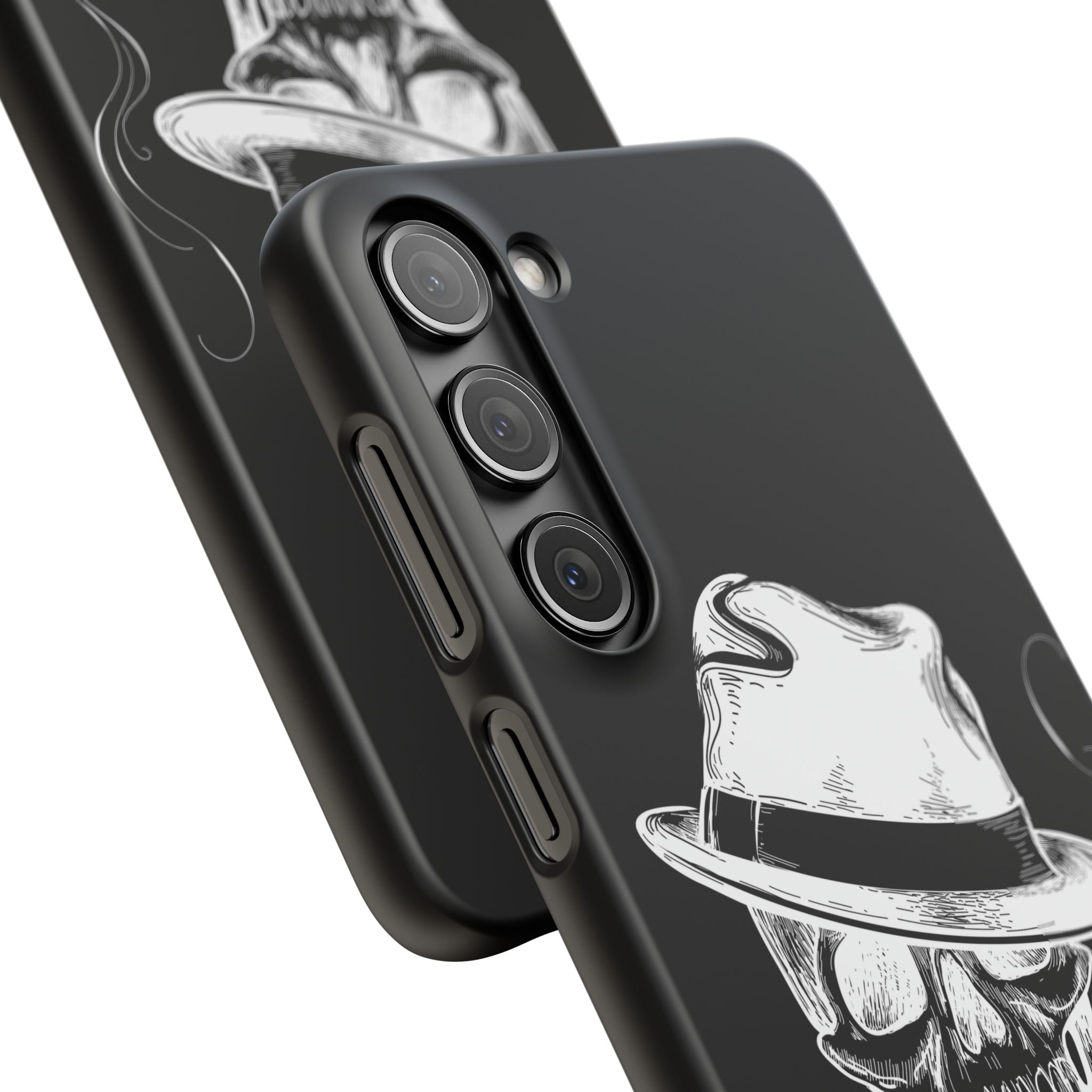 Пиздец Totenkopf Handyhülle – Slavic Case in Schwarz