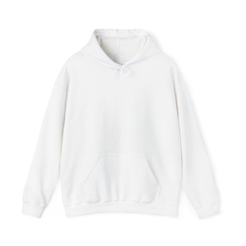 POFIGIST Hoodie Weiß – Schwarzer Rückendruck | Zareno