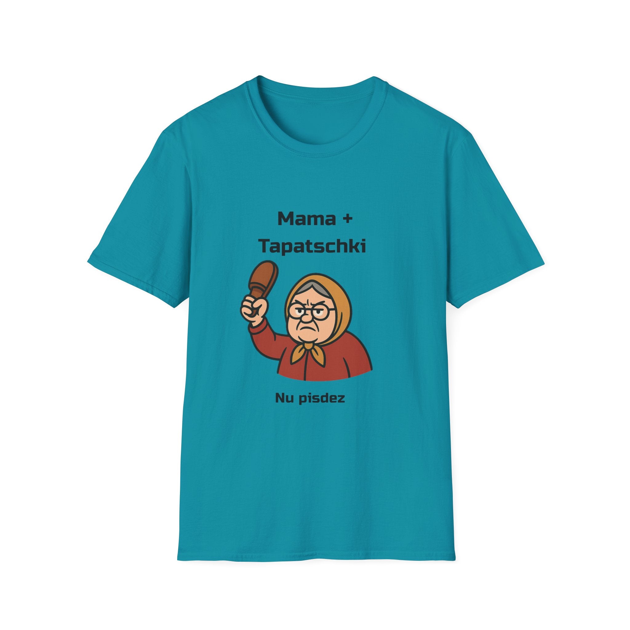 T-Shirt Mama + Tapatschki = Pisdez Lustiges Russlanddeutsche Humor Shirt  Geschenk Padarok Babuschka