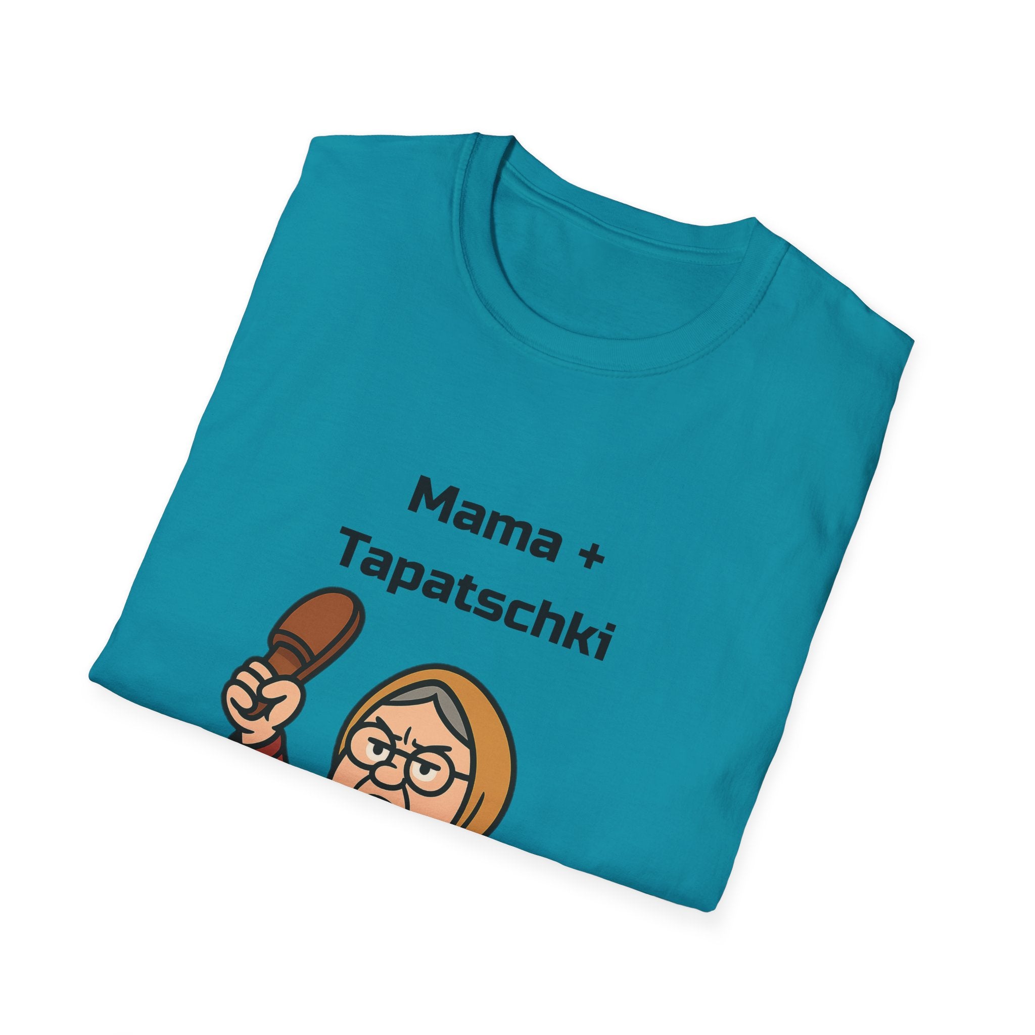 T-Shirt Mama + Tapatschki = Pisdez Lustiges Russlanddeutsche Humor Shirt  Geschenk Padarok Babuschka