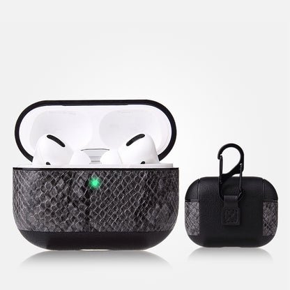 Elegantes AirPods Case – Premium Look in Schlangenmuster von Zareno