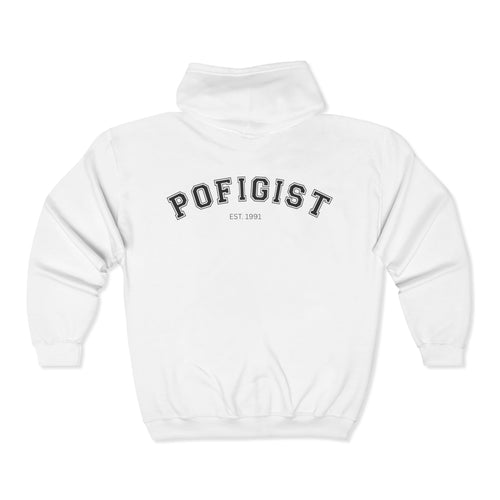 POFIGIST Zip-Hoodie – Unisex mit Personalisierung | Zareno