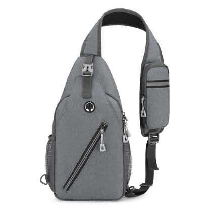 Neue multifunktionale Umhängetasche für Herren – Robuste Canvas-Crossbody-Tasche, Brusttasche & Messenger Bag