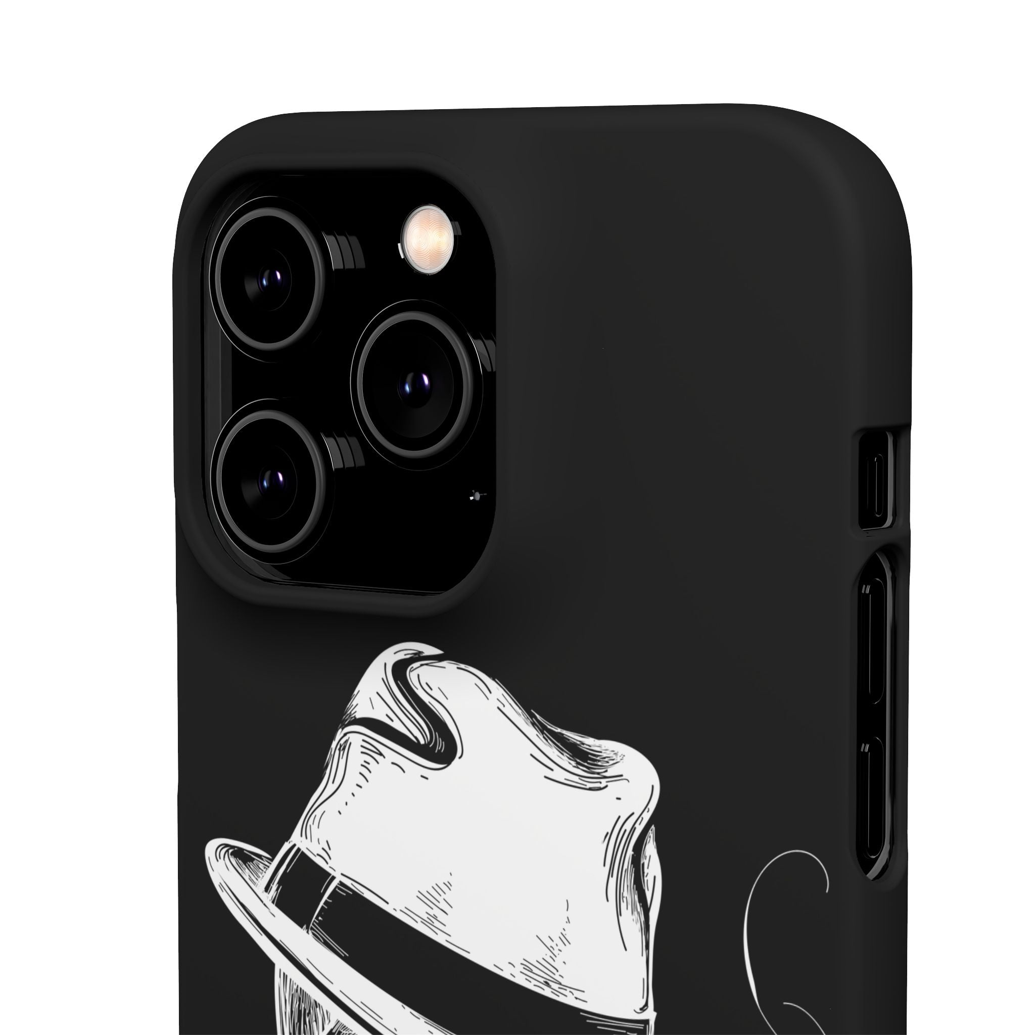 Пиздец Totenkopf Handyhülle – Slavic Case in Schwarz