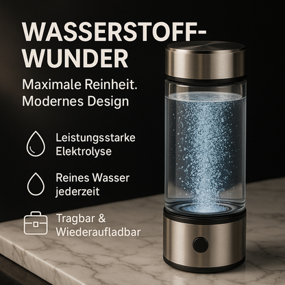 Wasserstoff-Wasser – Die smarte Flasche für Vitalität & Detox