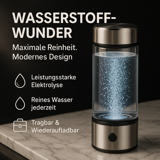 Wasserstoff-Wasser – Die smarte Flasche für Vitalität & Detox
