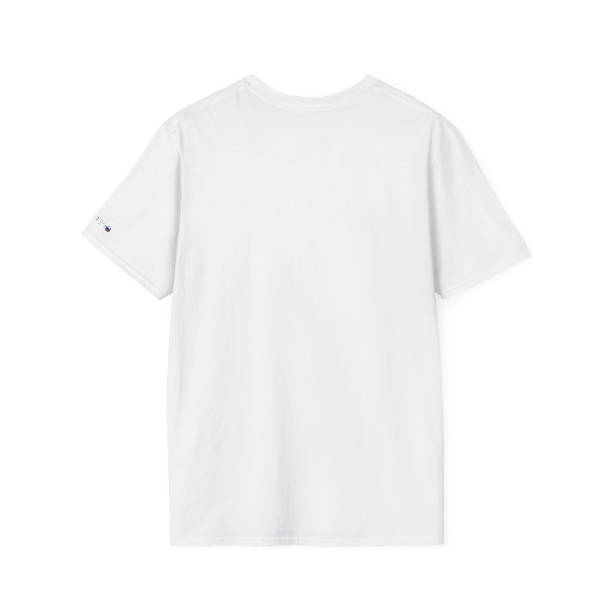 Rückansicht des T-Shirts – schlicht ohne Rückendruck