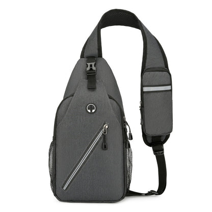 Neue multifunktionale Umhängetasche für Herren – Robuste Canvas-Crossbody-Tasche, Brusttasche & Messenger Bag